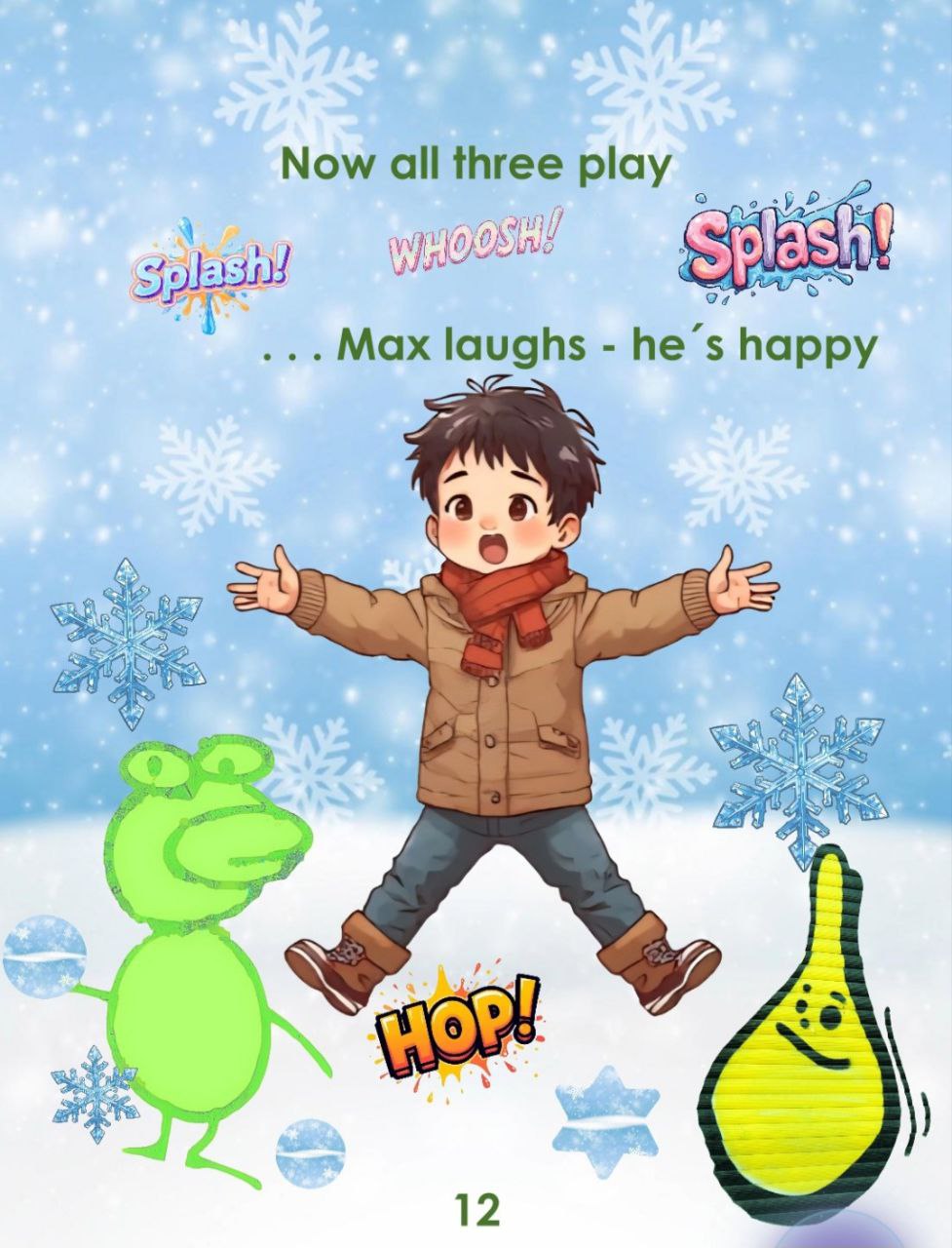 KINDER BILDERBUCH I Winter Geschichte I Snowy I Friends I Kinder Geschenke I Schnee I Englisch