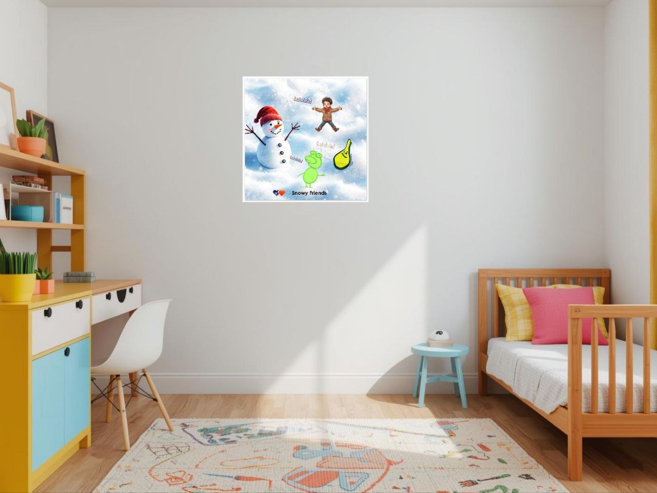 Personalisiertes FOREX Bild – Eigene Kinderbild und Name – Individuelles Wandbild – Geschenk zur Geburt, Taufe, Kinderzimmer